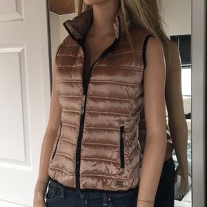 Great Marc New York Metallic Tan& Black Vest